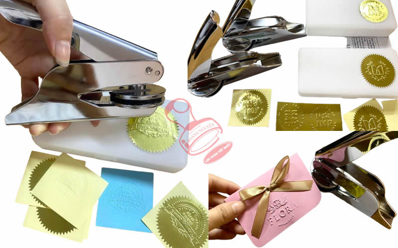 Khắc con dấu dập nổi (Kẹp cầm tay) Nghệ An