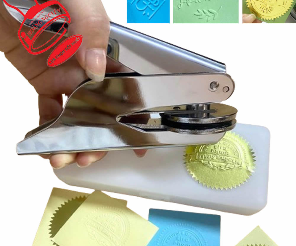 Khắc con dấu dập nổi (Kẹp cầm tay) Nghệ An