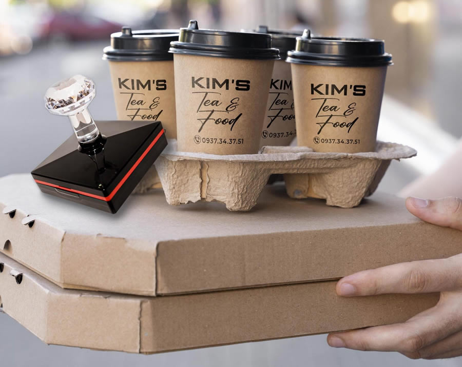 Khắc Con Dấu Đ&oacute;ng Th&ugrave;ng hộp Carton Vinh Nghệ An