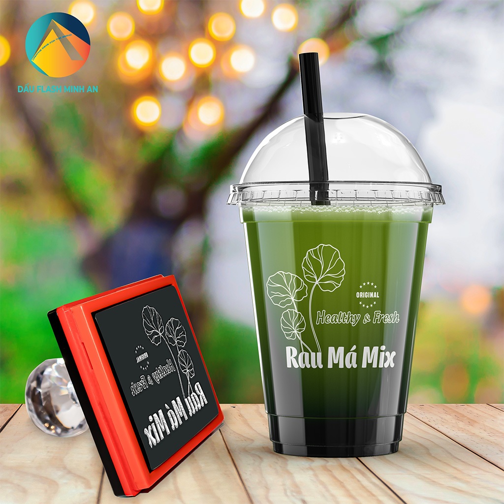 Khắc Con Dấu Đóng in trên ly nhựa ly giấy Vinh Nghệ An